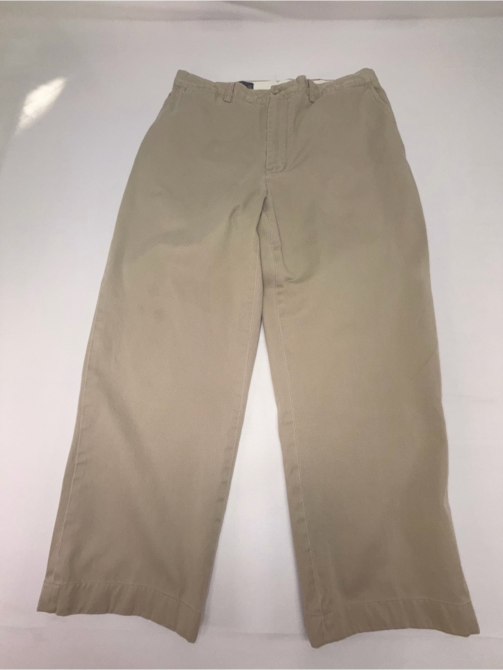 Polo Ralph Lauren Prospect Pants Mens 36x29 Khaki Tan Classic Chino 100% Cotton